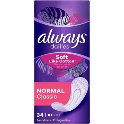 Always Dailies Inlegkruisjes>Soft Like Cotton Normal Inlegkruisjes