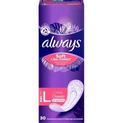Always Dailies Inlegkruisjes>Always Soft Like Cotton Large Inlegkruisjes