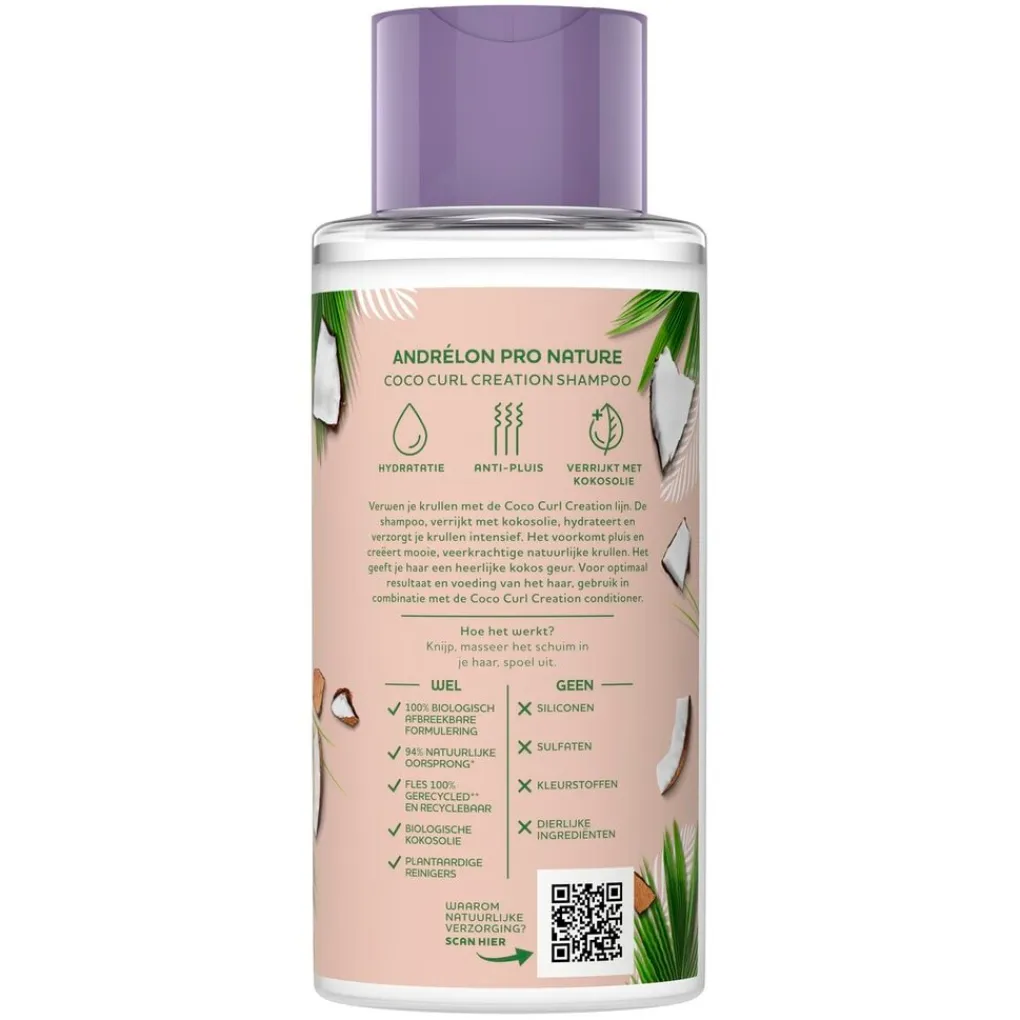Andrelon Shampoo>Andrélon Pro Nature Coco Curl Creation Shampoo