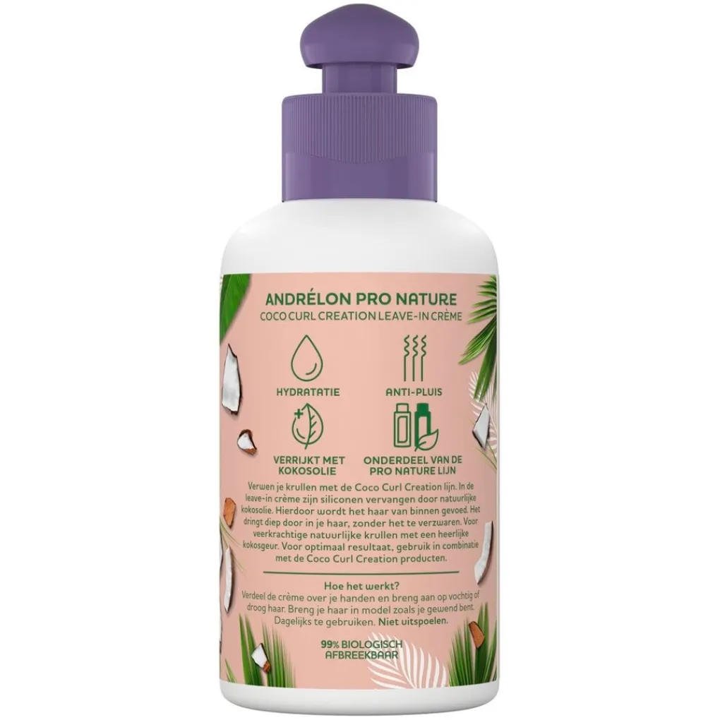 Andrelon Haarcrème>Andrélon Pro Nature Coco Curl Creation Leave-In Crème
