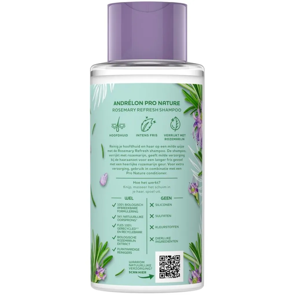 Andrelon Shampoo>Andrélon Pro Nature Rosemary Refresh Shampoo