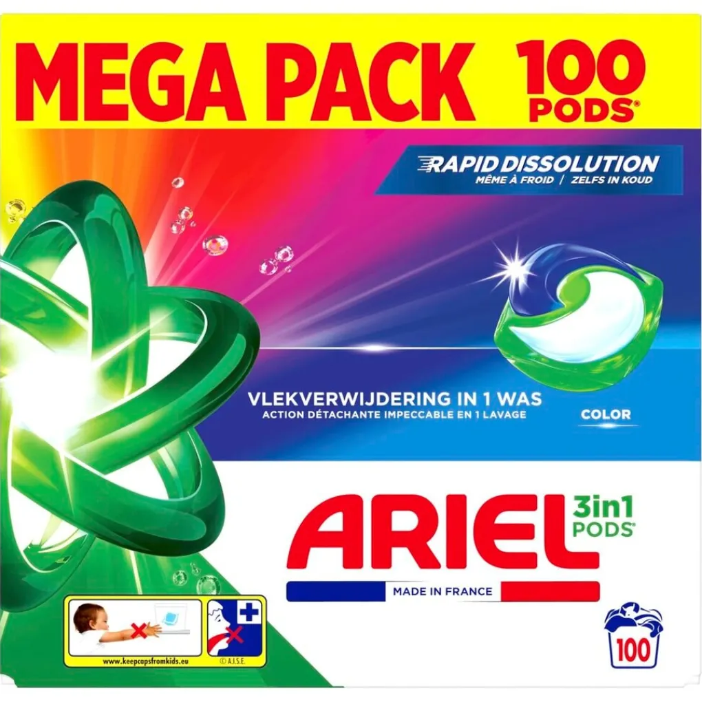 Ariel Wasmiddel>Color 3-in-1 Wasmiddelpods