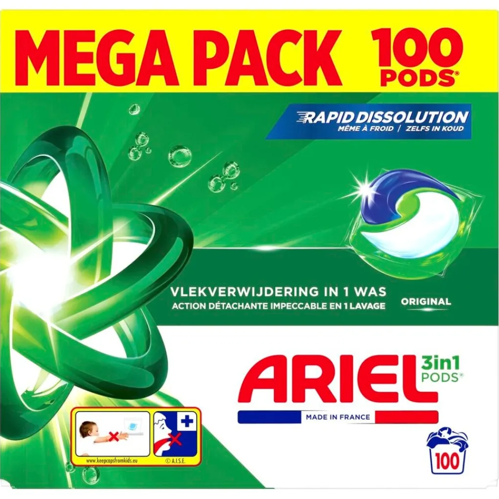 Ariel Wasmiddel>Original 3-in-1 Wasmiddelpods