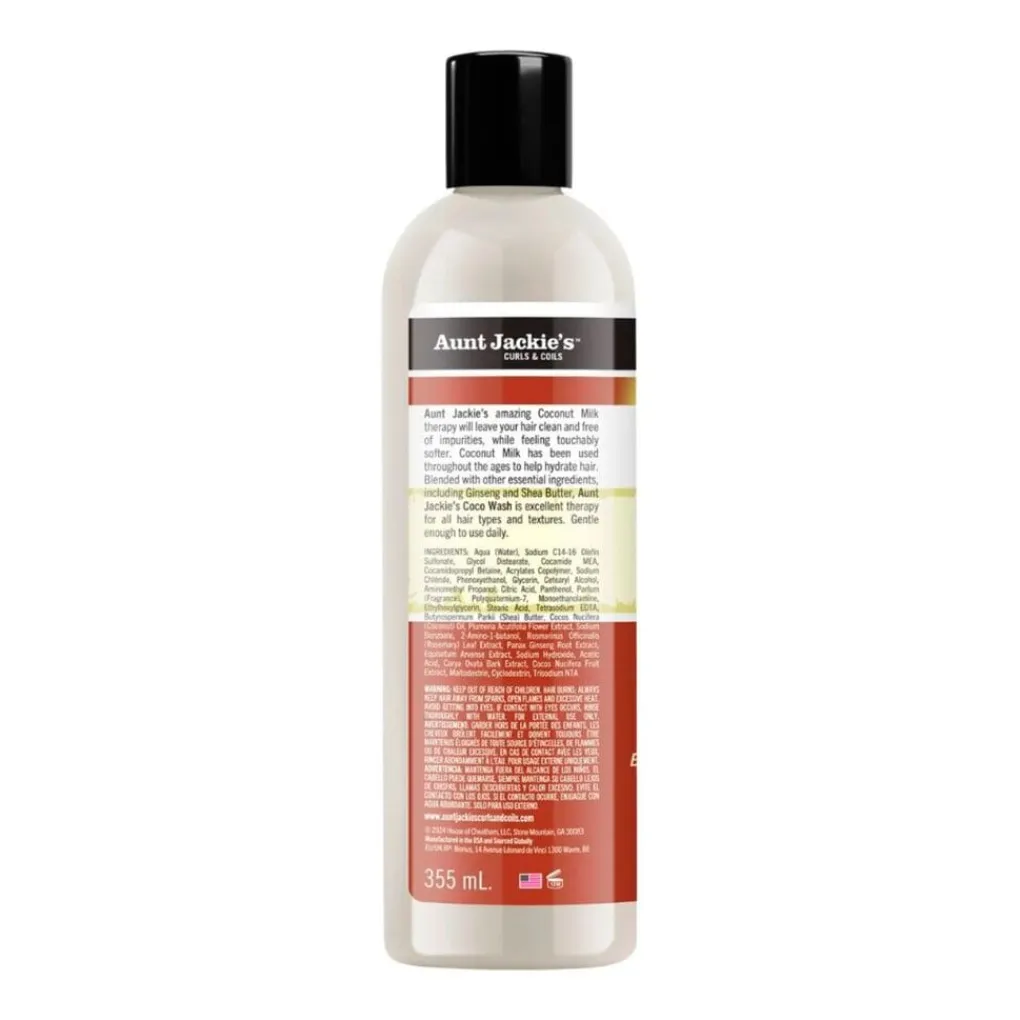 Aunt Jackie's Shampoo>Curls & Coils Coconut Crème Recipes Coco Wash Coconut Milk Conditioning Cleanser