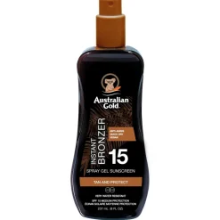 Australian Gold Zonnebrand>Instant Bronzer SPF15 Zonnebrand Spray Gel
