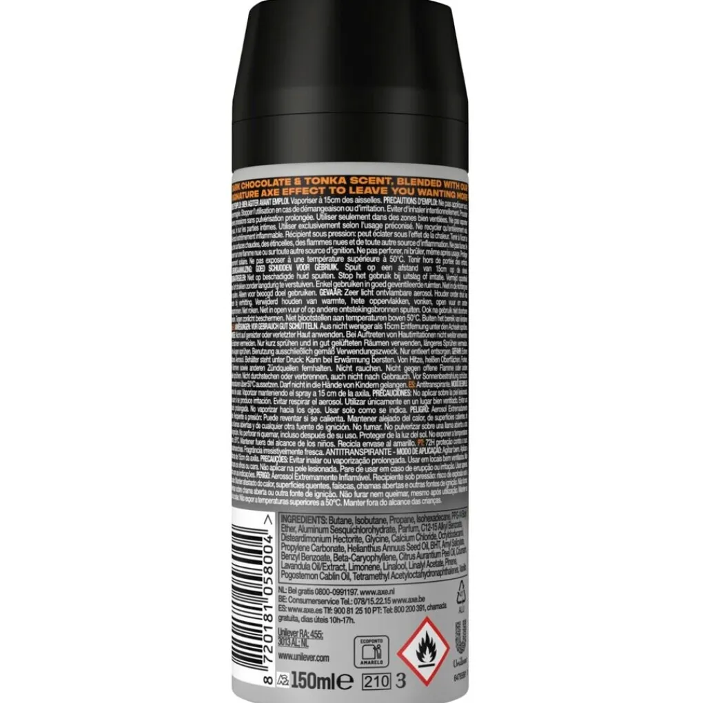 Axe Deospray>Dark Temptation Antitranspirant Spray
