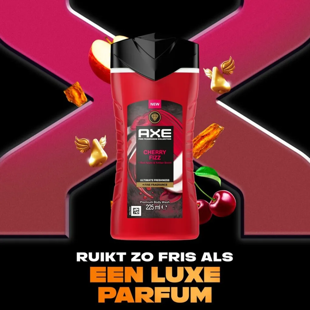 Axe Fine Fragrance Douchegel>Cherry Fizz Douchegel
