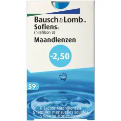 Bausch & Lomb Lenzen>-2.50 Maandlenzen