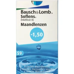 Bausch & Lomb Lenzen>-1.50 Maandlenzen