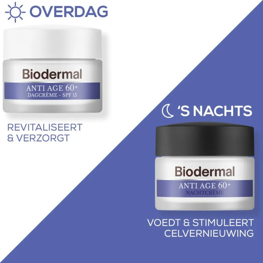 Biodermal Nachtcreme>Anti Age 60+ Nachtcrème