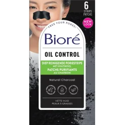 Bioré Gezichtsreiniging>Diep Reinigende Poriestrips met Houtskool