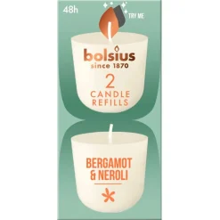 Bolsius Kaarsen>Clean Light Bergamot & Neroli Navulling