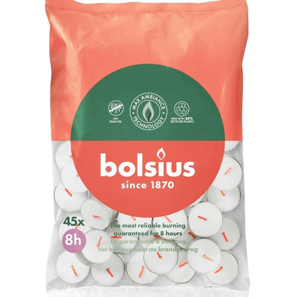 Bolsius Kaarsen>8-Uur Waxinelichtjes