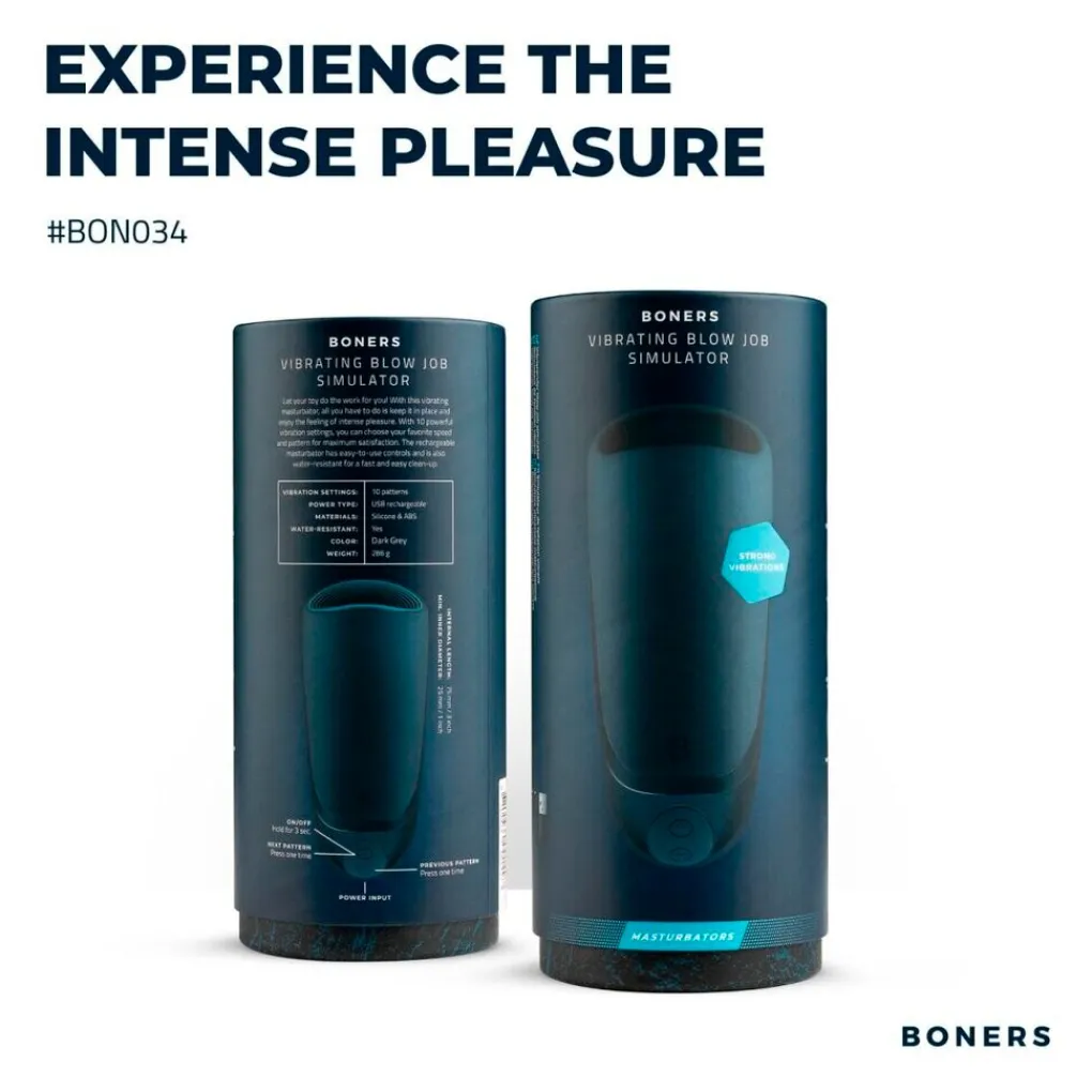 Boners Seksspeeltjes>#BONO34 Vibrating Hand Job Stroker