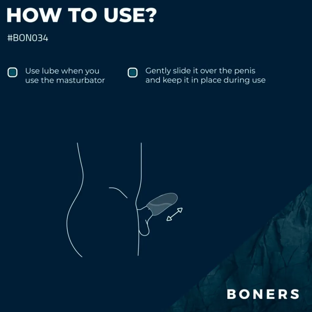 Boners Seksspeeltjes>#BONO34 Vibrating Hand Job Stroker