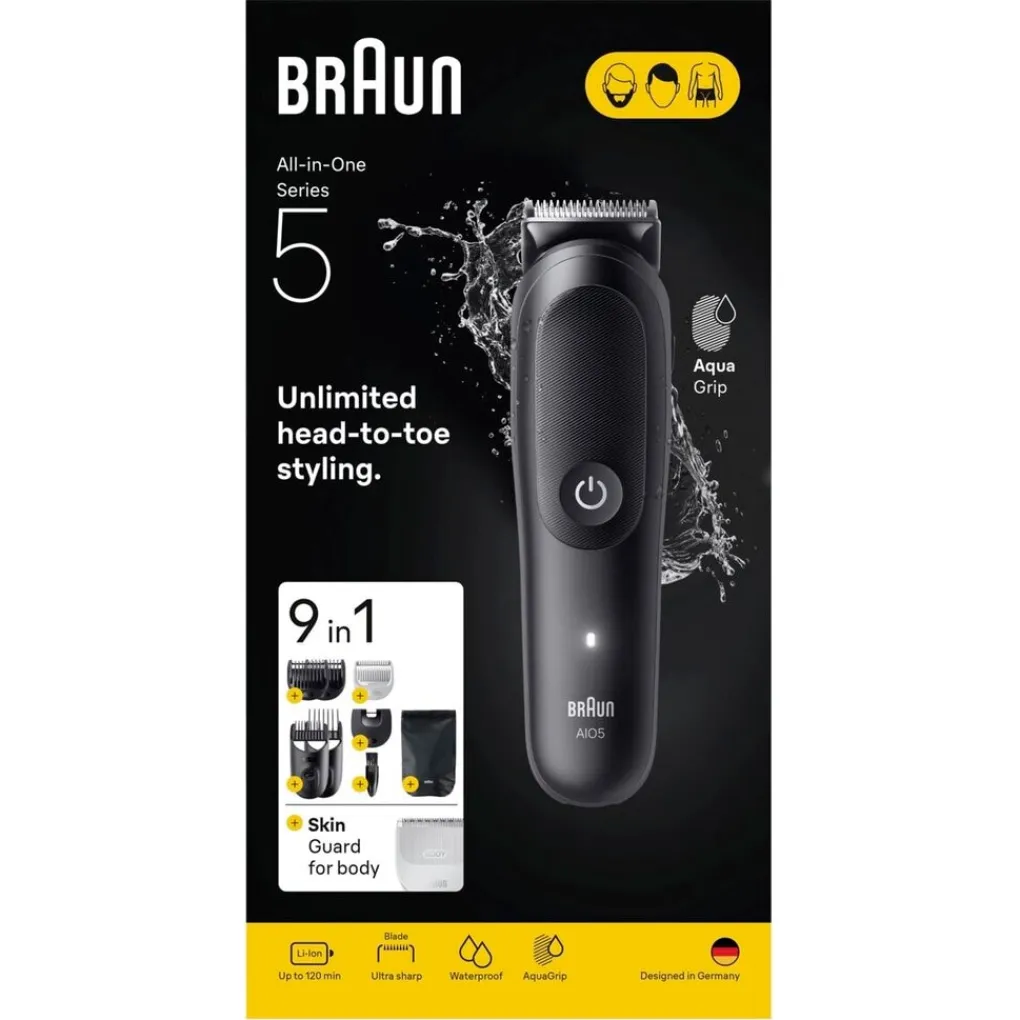Heren Braun Multigroomers>Series 5 MGK5540 9-in-1 Verzorgingsset
