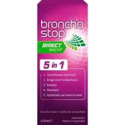 Bronchostop Luchtwegen>Direct Nacht 5-in-1 Hoestdrank