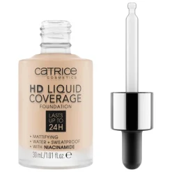 Catrice Foundation>HD 010 Light Beige Liquid Coverage Foundation