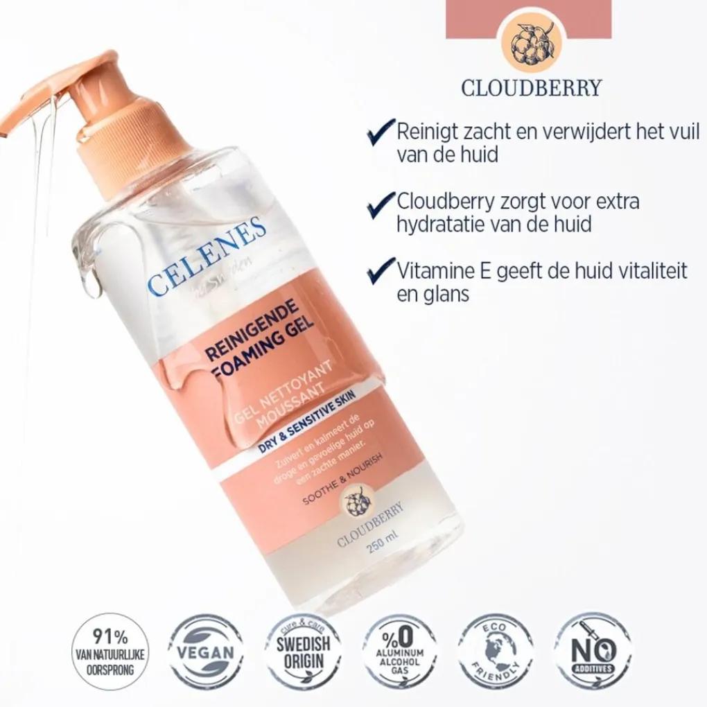 CELENES BY SWEDEN Gezichtsreiniging>Reinigende Foaming Gel