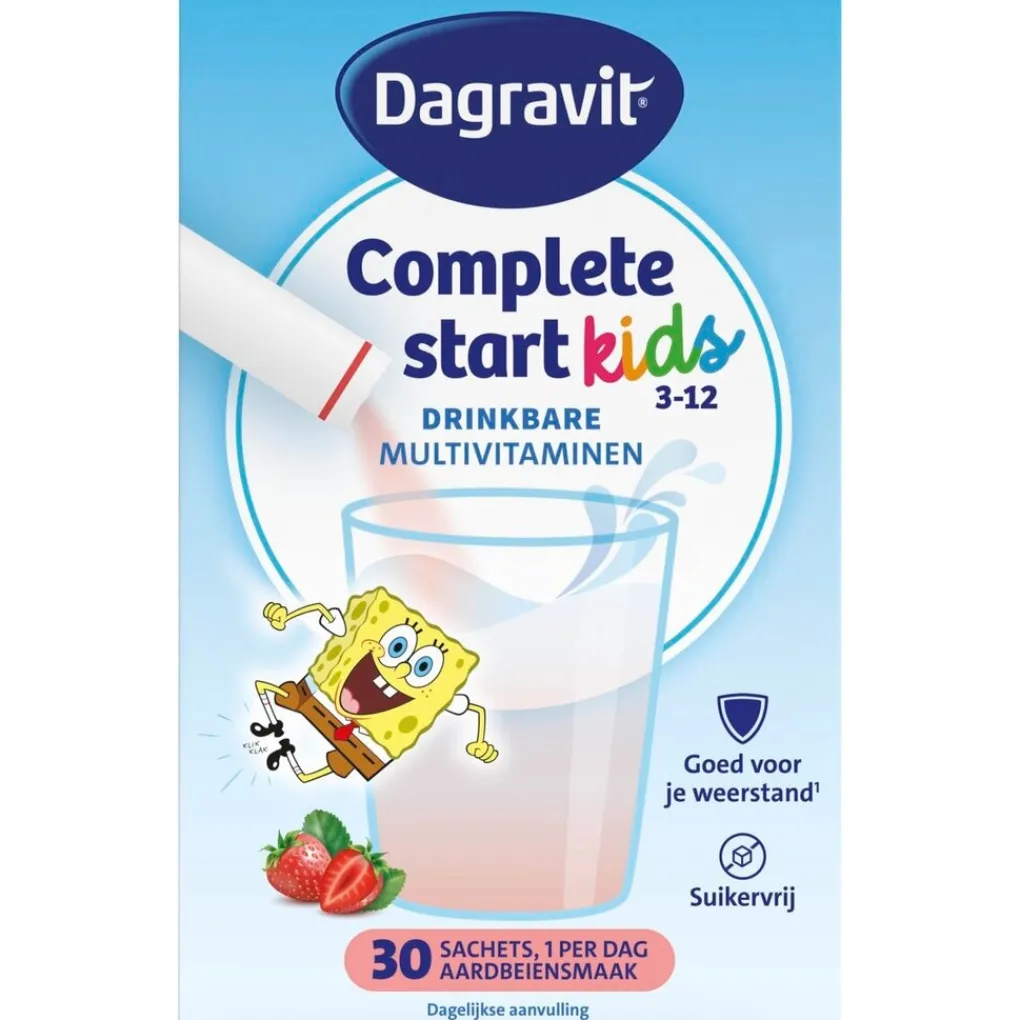 Dagravit Vitamines>Complete Start Kids 3-12 Drinkbare Multivitaminen Sachets