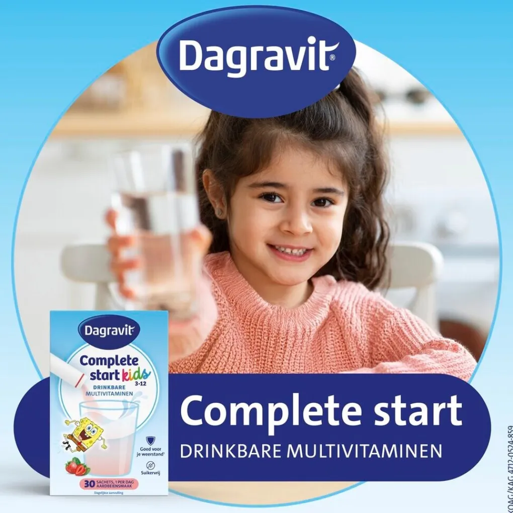 Dagravit Vitamines>Complete Start Kids 3-12 Drinkbare Multivitaminen Sachets