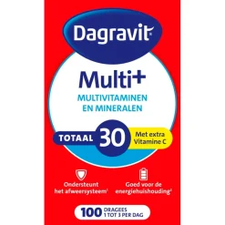 Dagravit Vitamines>Totaal 30 Multivitaminen Dragees
