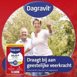 Dagravit Vitamines>Totaal 30 Vitaal 50+ Tabletten