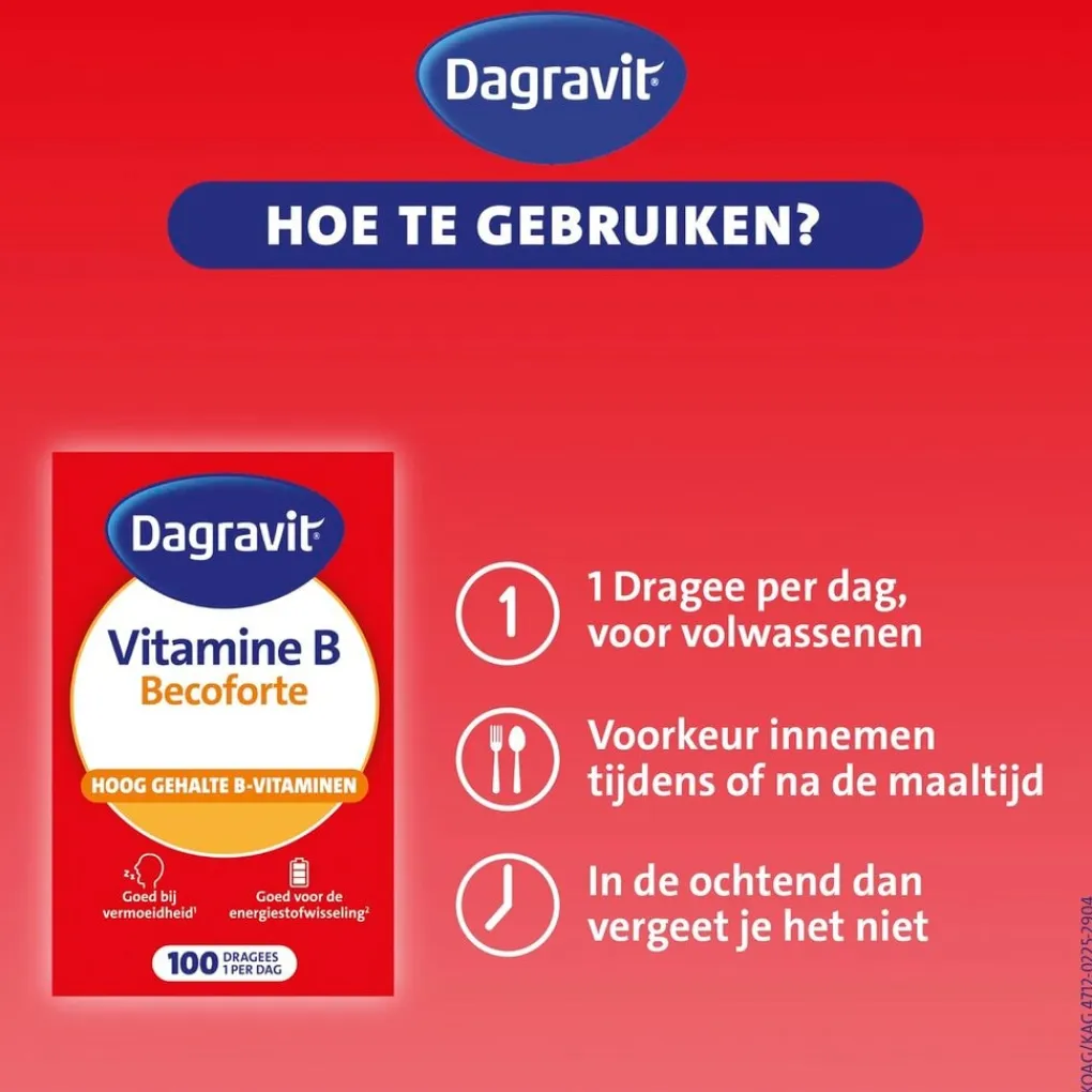 Dagravit Vitamines>Vitamine B Becoforte Dragees