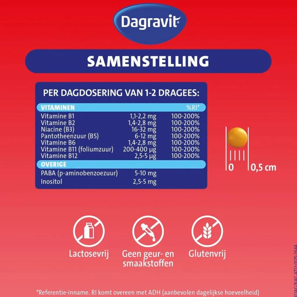 Dagravit Vitamines>Vitamine B-Complex Dragees