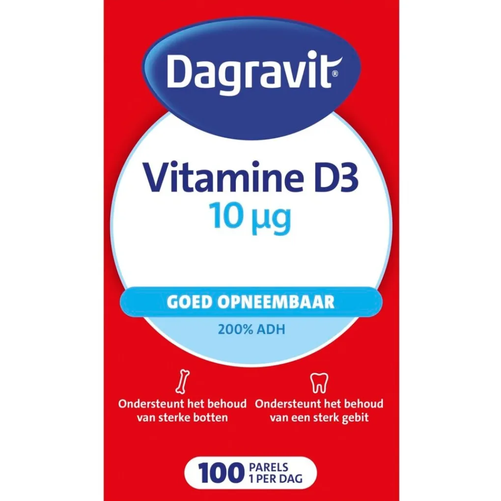 Dagravit Botten En Gewrichten|Vitamines>Vitamine D3 10ug Parels