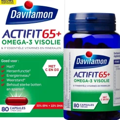 Davitamon Omega 3|Botten En Gewrichten>Actifit 65+ Omega-3 Visolie Multivitamine & Mineralen Capsules