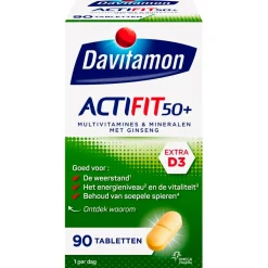 Davitamon Vitamines|Weerstand En Of Energie>Actifit 50+ Tabletten