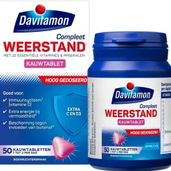 Davitamon Vitamines|Weerstand En Of Energie>Compleet Weerstand Bosvruchten Kauwtabletten
