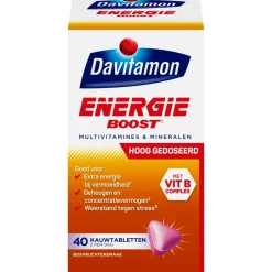Davitamon Vitamines|Weerstand En Of Energie>Energie Boost¹ Hooggedoseerde Bosvruchten Kauwvitaminen