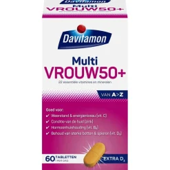 Davitamon Vitamines|Weerstand En Of Energie>Multi Vrouw 50+ Tabletten