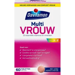 Davitamon Vitamines|Weerstand En Of Energie>Multi Vrouw Tabletten