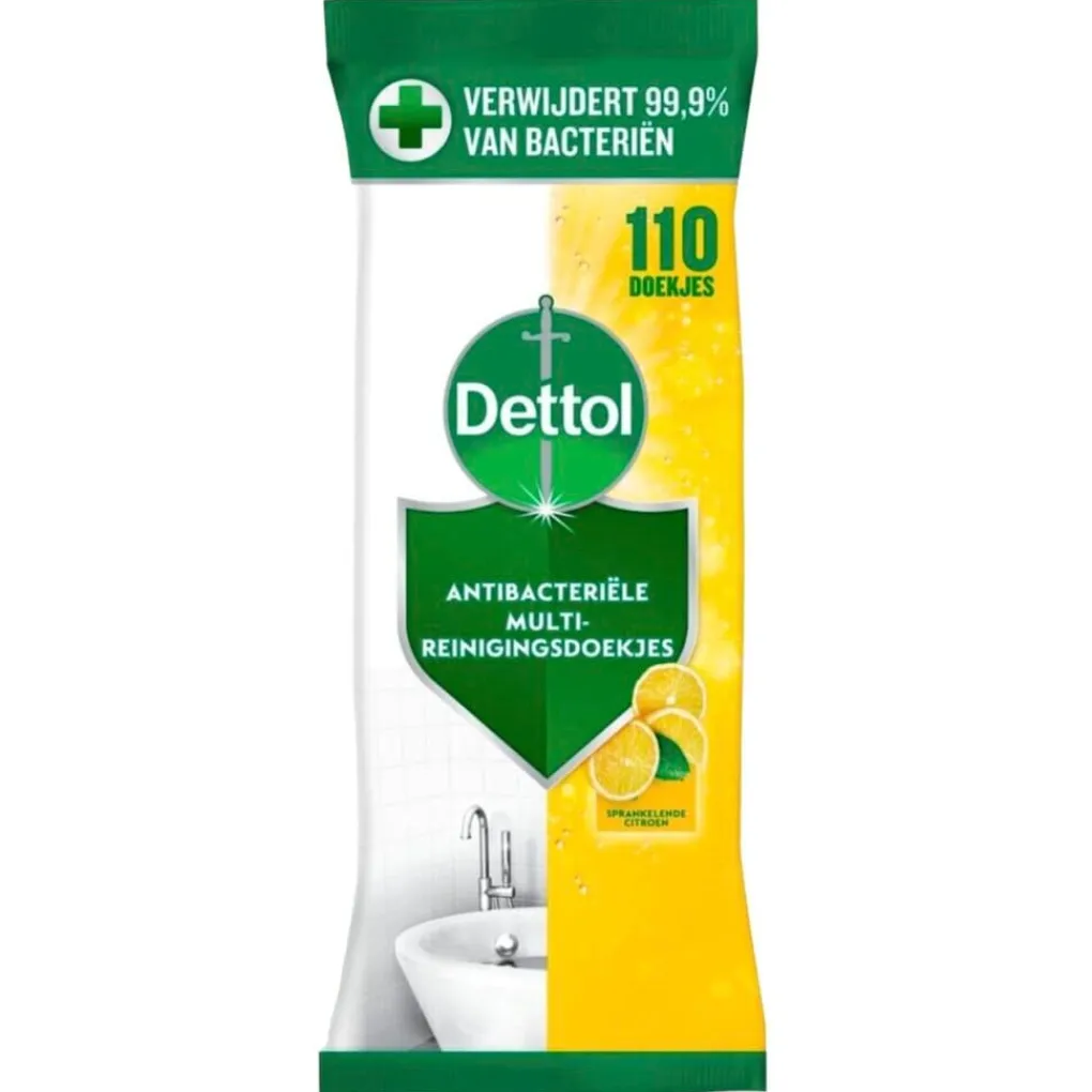 Dettol Schoonmaakmiddelen>Power & Fresh Citrus Multi-reinigingsdoekjes