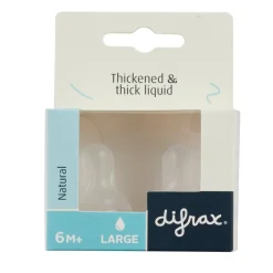 Difrax Flessenspenen>Natural 6+M Large Flessenspenen