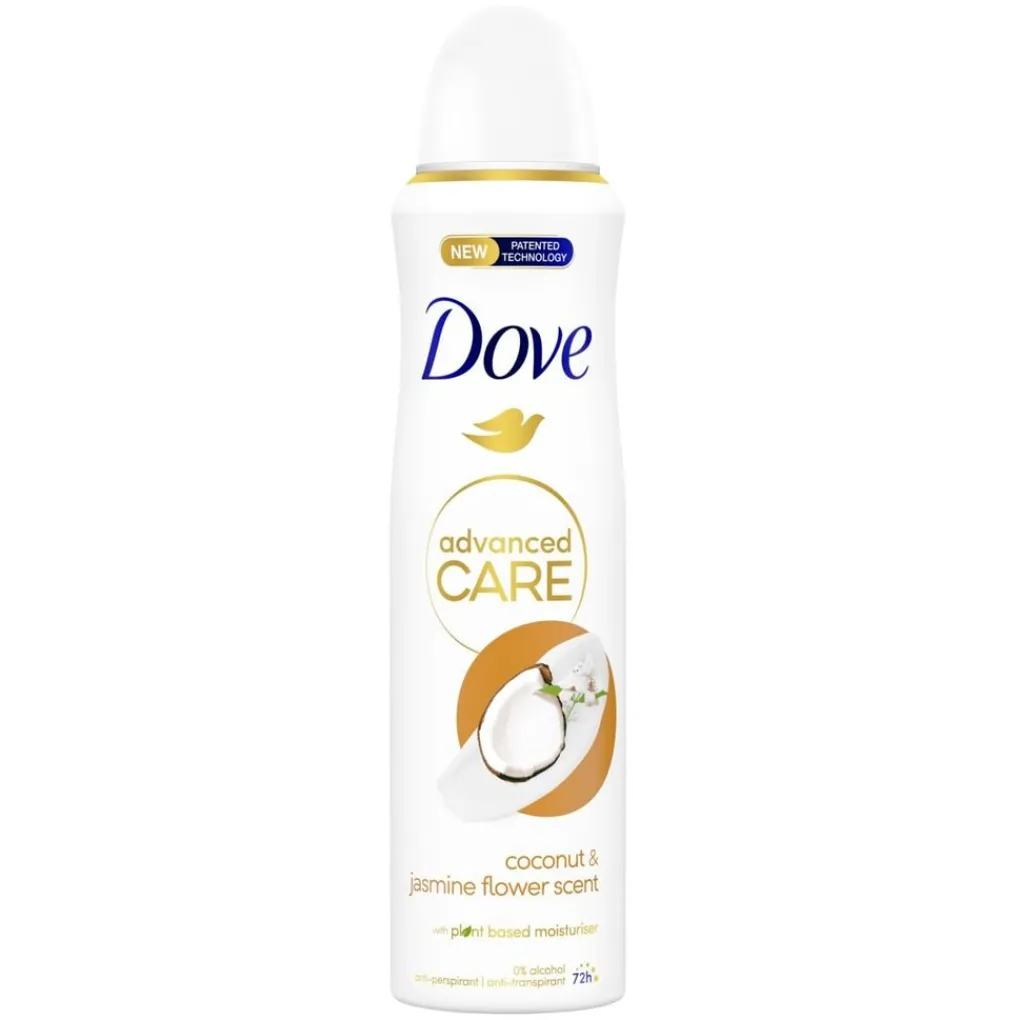 Dove Deospray>Advanced Care Coconut & Jasmine Anti-transpirant Deodorant Spray