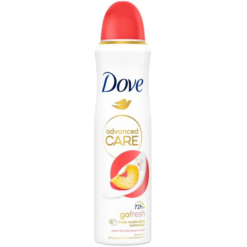 Dove Deospray>Advanced Care Go Fresh Peach & White Blossom Antitranspirant Deodorant Spray