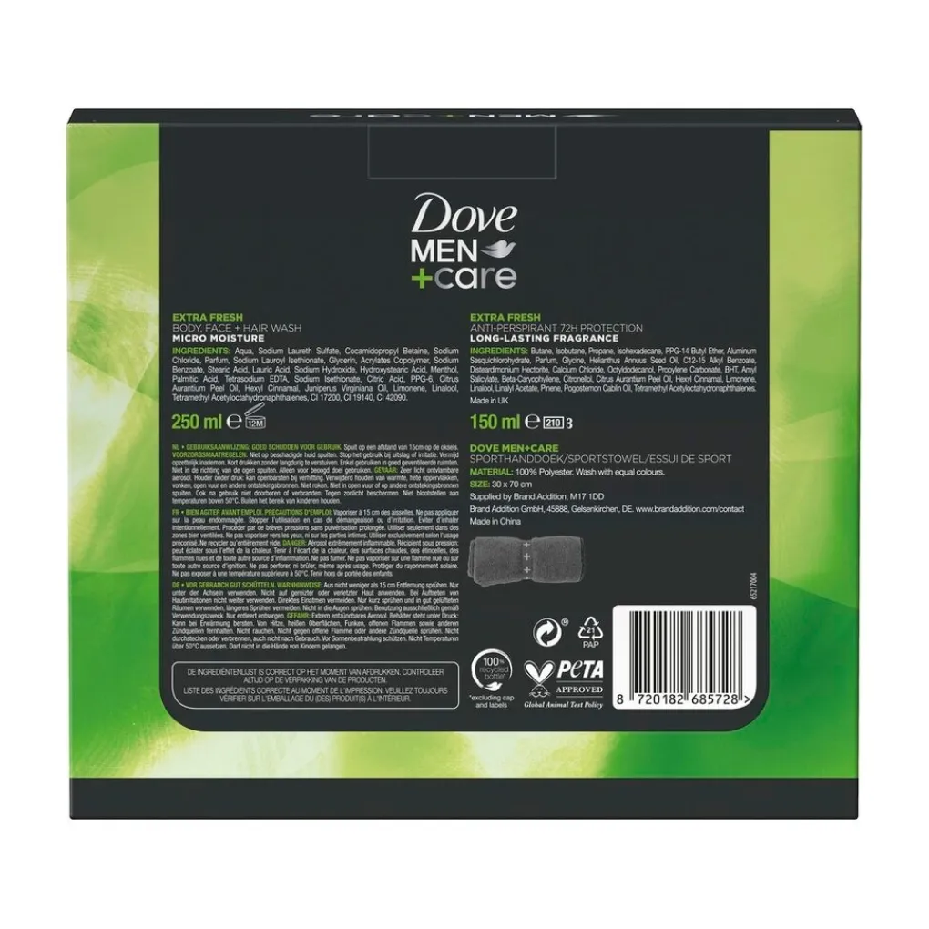 Dove Men Geschenkset Voor Hem>+ Care Extra Fresh Collection Geschenkset
