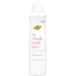 Dove Deospray>Whole Body Raspberry & Rose Deodorant Spray