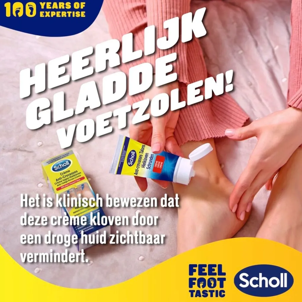 Dr. Scholl's Voetcrème|Voetkloven>Active Repair K+ Herstellende Hielkloven Crème