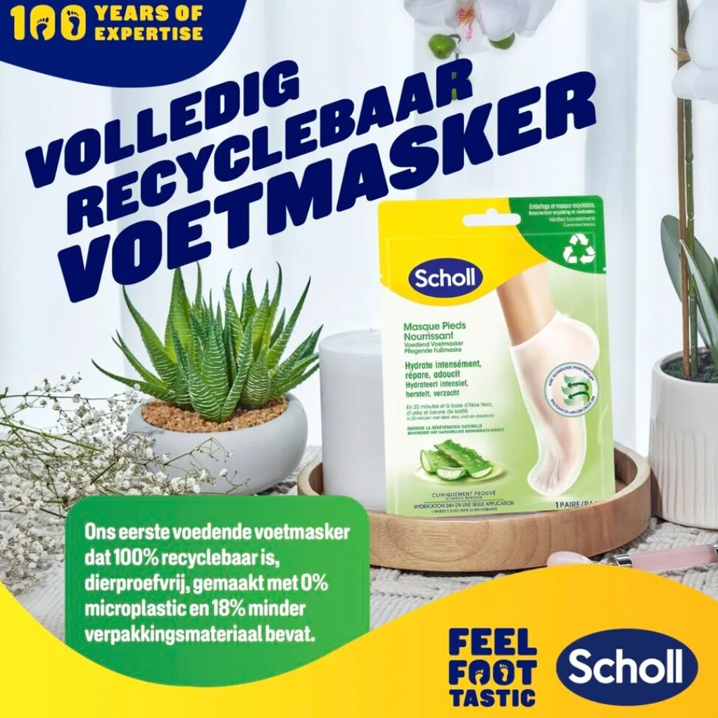 Dr. Scholl's Voetmasker>Aloë Vera Voedend Voetmasker