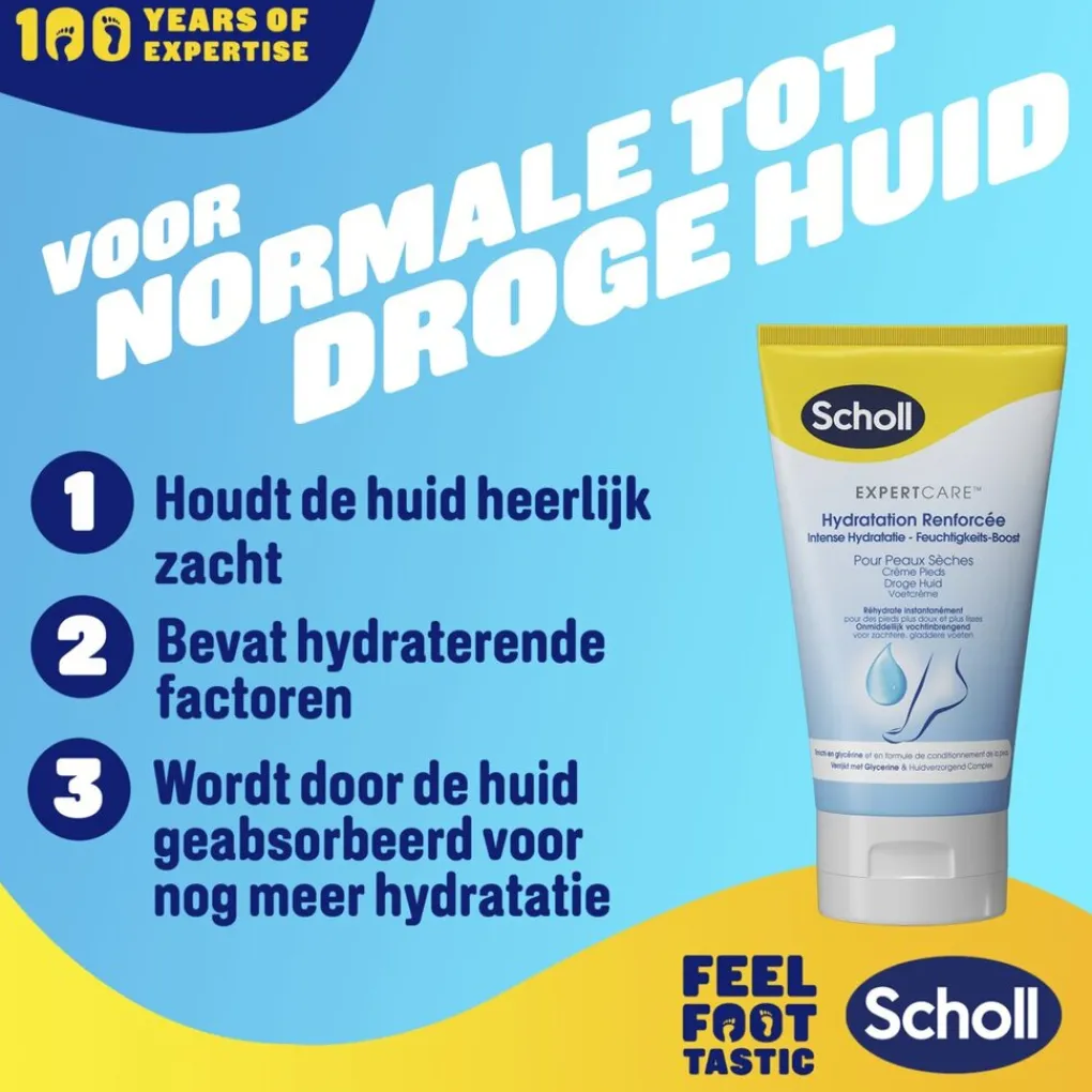Dr. Scholl's Voetcrème>Dr. Scholl’s Expert Care Intense Hydratatie Voetcrème