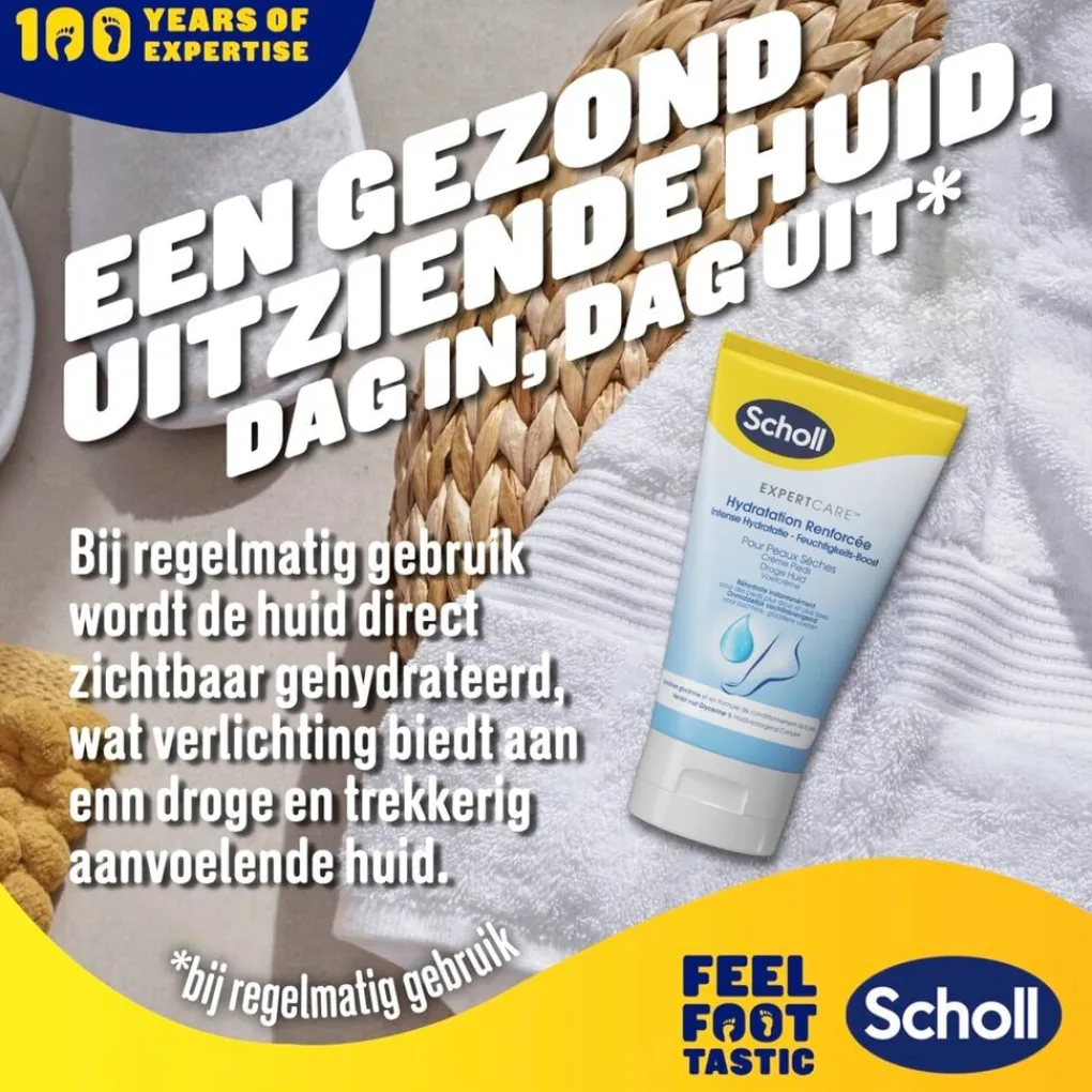 Dr. Scholl's Voetcrème>Dr. Scholl’s Expert Care Intense Hydratatie Voetcrème