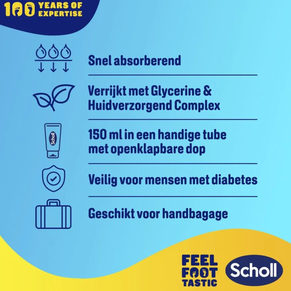 Dr. Scholl's Voetcrème>Dr. Scholl’s Expert Care Intense Hydratatie Voetcrème