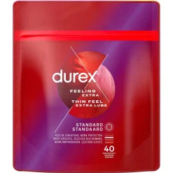 Durex Condooms>Thin Feel Extra Lube Condooms