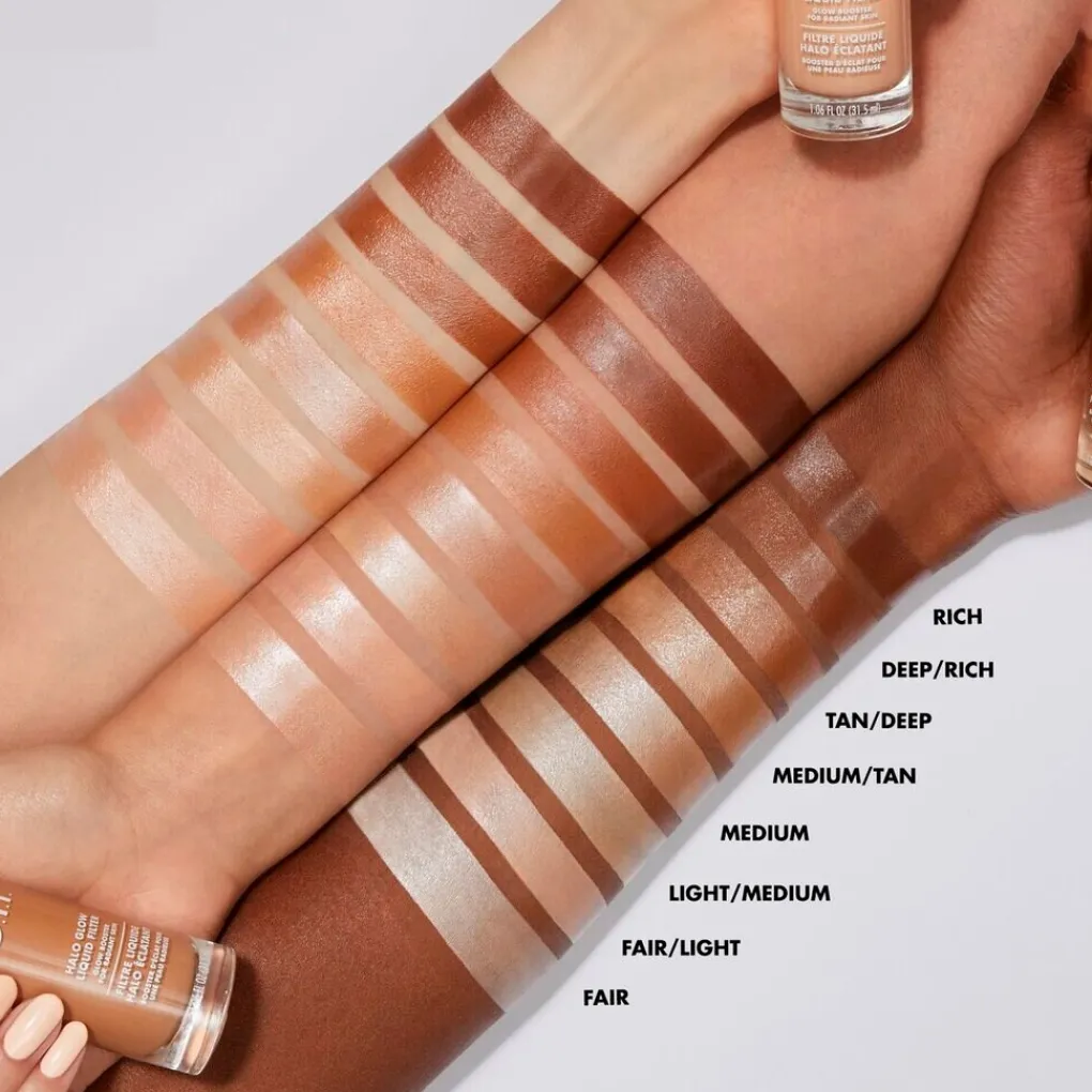 ELF Foundation>e.l.f. Halo Glow 3 Light/Medium Liquid Filter