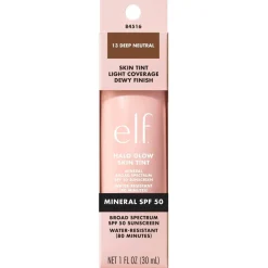 ELF Foundation>e.l.f. Halo Glow SPF50 13 Deep Neutral Skin Tint